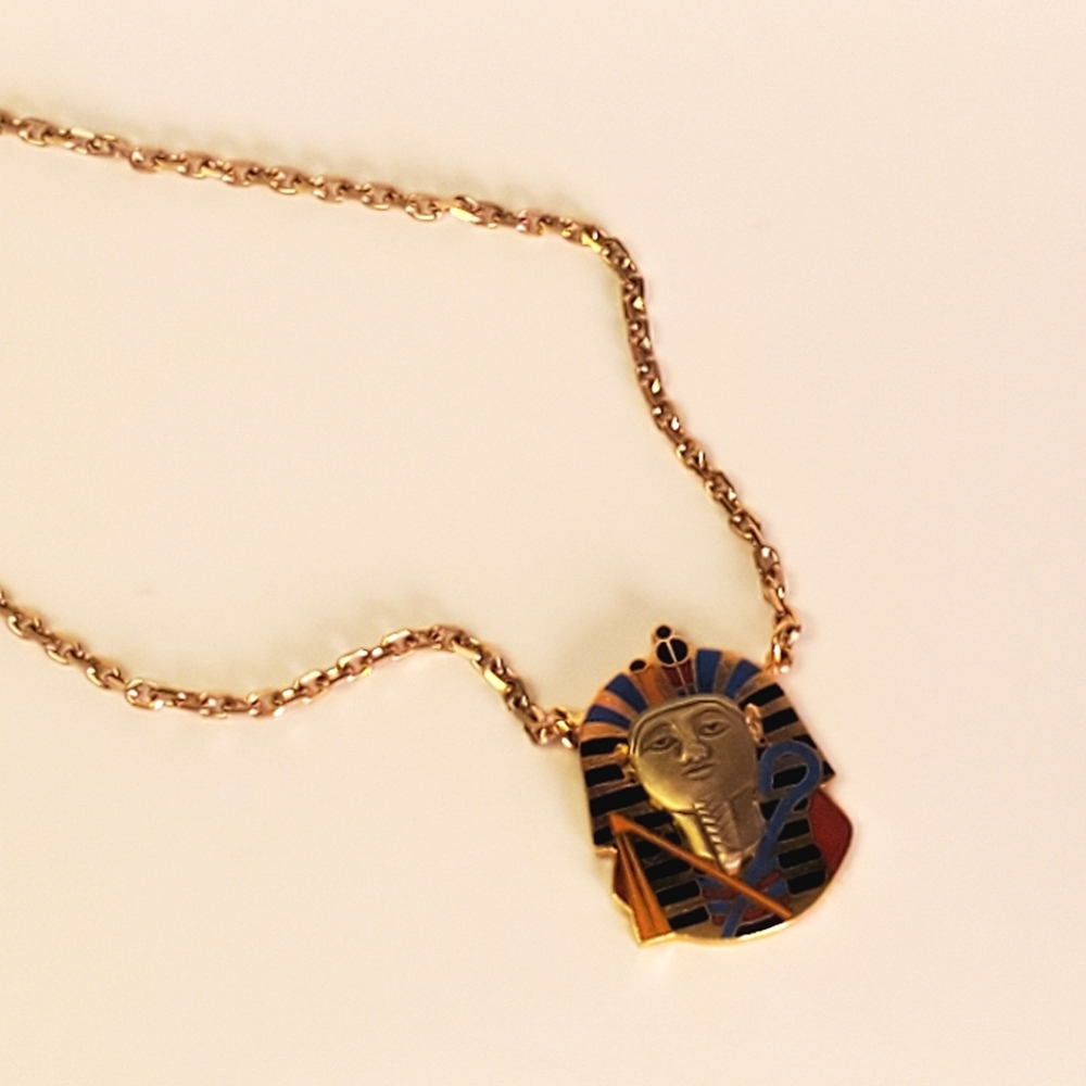 King Tut Vintage Necklace - Picture 7 of 10